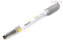 Kokuyo Mark+ Dual Color Highlighter - Gray Type - Yellow / Gray - KOKUYO PM-MT101YM
