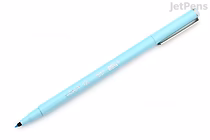 A pale blue Marvy Le Pen Flex Brush Pen with a silver cap, shown against a white background. The pen has a flexible brush tip.