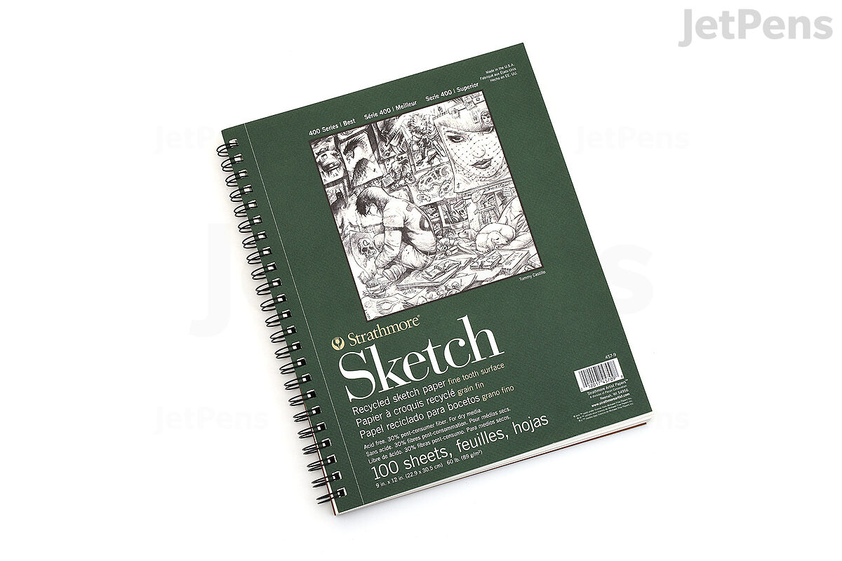 3 Piece Left-Handed Sketchbook Set