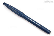 Pentel Fude Touch Brush Sign Pen - Blue Black - PENTEL SES15C-CA