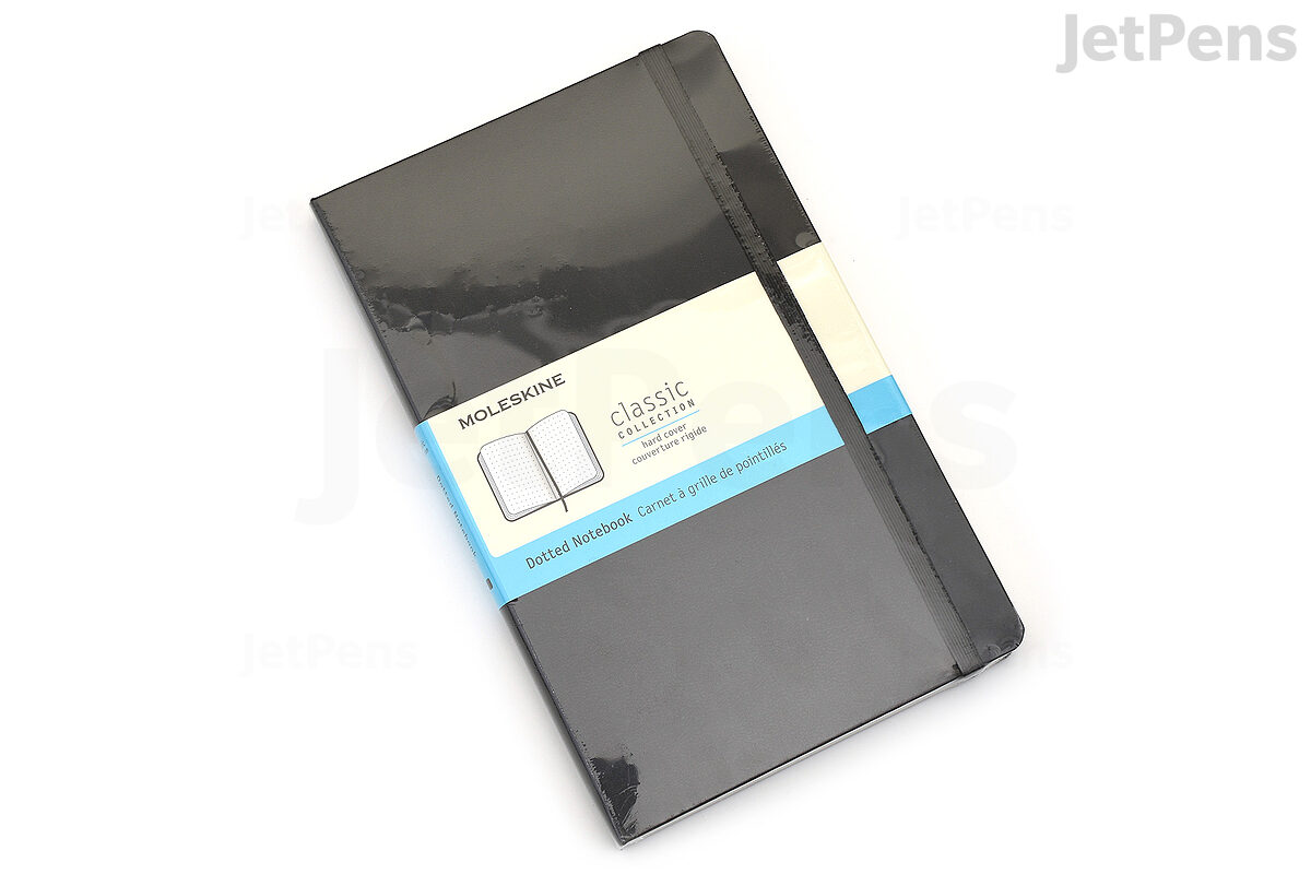 Moleskine Classic Notebook, Hard Cover, Large (5 x 8.25) Dotted, Black,  240 Pages
