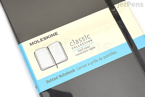 Moleskine Notebook, Expanded Large, Dotted, Black Hard Cover (5 x 8.25)  (Books) 