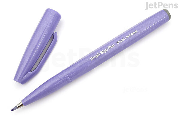 Pentel Touch Sign Brush Tip Pen - Pink Purple – Shorthand