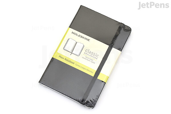 Moleskine Classic Plain Pocket Notebook, Black