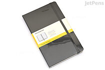 Moleskine Hardcover Classic Notebook - Black - Large (5" x 8.25") - Squared - MOLESKINE 9788883701139
