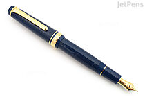 Sailor Pro Gear Slim Shikiori Fountain Pen - Vega (Navy Blue) - 14k Medium Fine Nib - SAILOR 11-1227-302