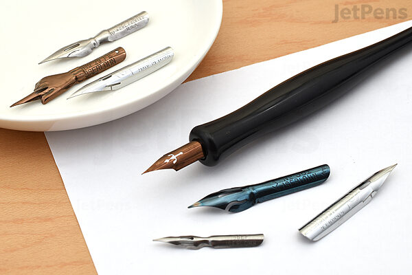JetPens.com - JetPens Dip Pen Nib Sampler  Jet pens, Calligraphy supplies, Calligraphy  nibs