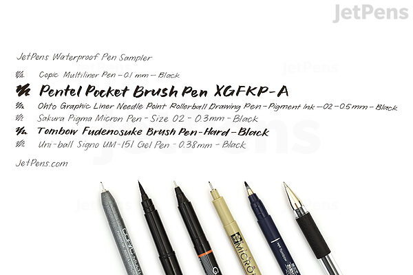 JetPens Waterproof Pen Sampler
