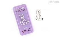 Midori D-Clips Nano Clips - Cat - Box of 16 - MIDORI 43377006