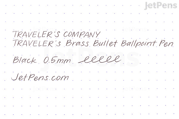 TRAVELER'S COMPANY BRASS BALLPOINT PEN - Extra Fine | JetPens