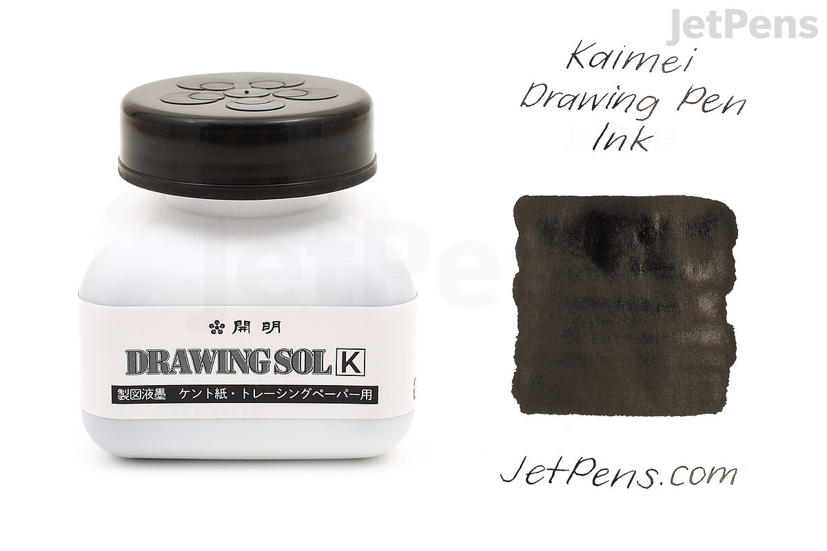 Deleter Black 4 Ink - Waterproof and Extra Dark - 30ml Bottle