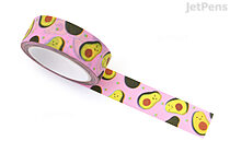 Girl of All Work Washi Tape - Avocados - 15 mm x 10 m - GIRL OF ALL WORK GWT042 