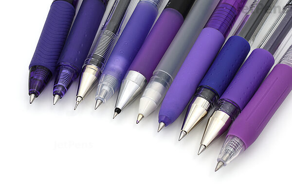 JetPens Purple Gel Pen Sampler