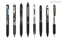 JetPens Black Gel Pen Sampler - 0.7 mm - JETPENS JETPACK-062