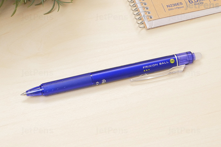 The Pilot FriXion Gel Pen dries quickly and erases easily.