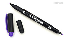 Tombow Mono Edge Dual-Tip Highlighter - Purple - TOMBOW 56414