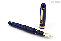 Platinum 3776 Century Fountain Pen - Chartres Blue with Gold Trim - 14k Ultra Extra Fine Nib - PLATINUM PNB-15000A 51-UEF