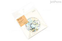 Midori Paper Craft Museum Decoration Stickers - Blue Flower - MIDORI 82521006