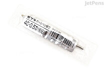 Zebra 4C-0.5 Ballpoint Pen Refill - D1 - 0.5 mm - Black - ZEBRA R4CS-BK
