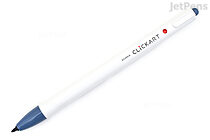 Zebra Clickart Knock Sign Pen - 0.6 mm - Blue Gray - ZEBRA WYSS22-BGR.31