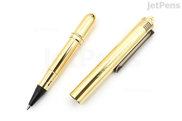  トラベラーズカンパニー Travelers Company 36727006 Brass Rollerball Pen,  Solid Brass : Office Products