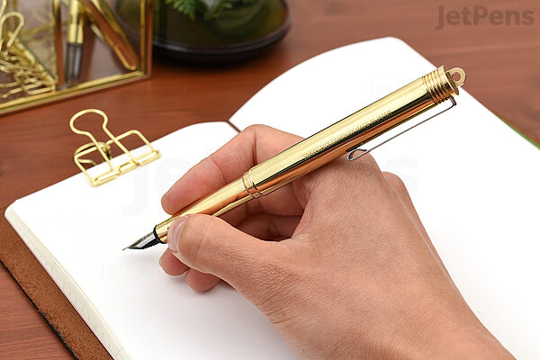 Traveler's Company Brass Fountain Pen – Jenni Bick Custom Journals