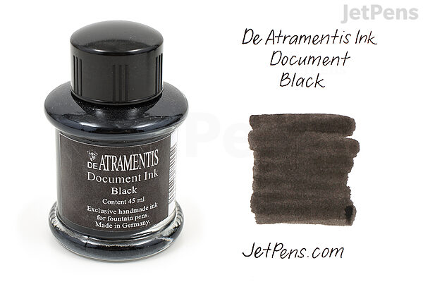 De Atramentis Document Black Ink - 45 ml Bottle