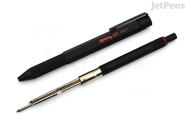Rotring 600 3in1 Multi Function Pen Black 212116