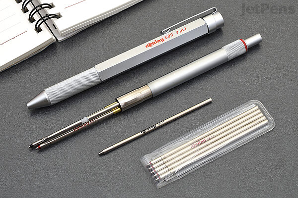onderwijzen helaas kruising Rotring Multi Pen Ballpoint Refill - Fine - Black - Pack of 5 | JetPens