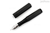 Schon DSGN Pocket Six Fountain Pen - Black Anodized Aluminum - Fine Nib - SCHON DSGN 03-BK-F