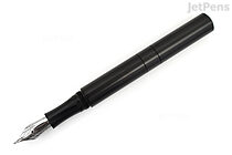 Schon DSGN Pocket Six Fountain Pen - Black Anodized Aluminum - Medium Nib - SCHON DSGN 03-BL-M