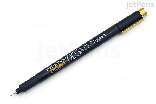 Pigma Micron Pen Set of 3 Black - Assorted Sizes