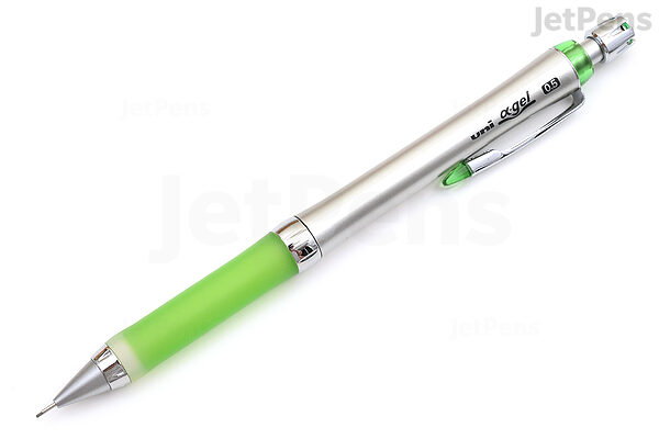 Uni Alpha Gel Slim Mechanical Pencil - 0.5 mm - Soft Grip - Turquoise Blue