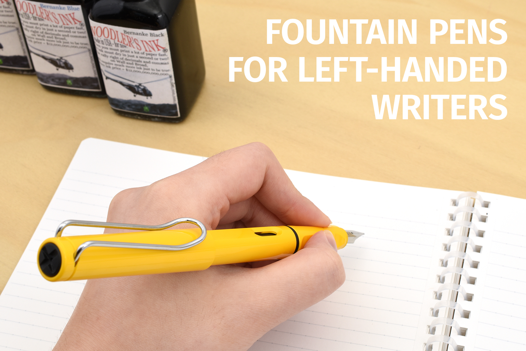 Can Left-Handed Writers Use Fountain Pens?  JetPens