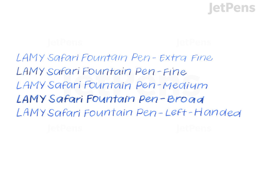 LAMY Safari Fountain Pen Writing Sample