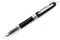 Platinum Plaisir Fountain Pen - Black - 05 Medium Nib - PLATINUM PGB-1000 1-3
