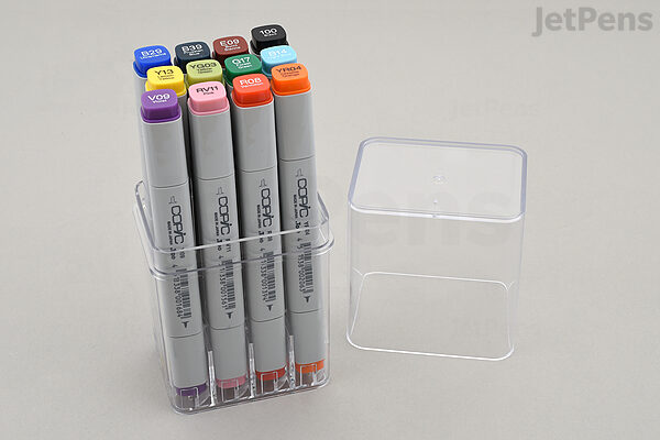 Tooli-Art Acrylic Paint Pens 22 Set Pro Color Series Red & Pink Medium