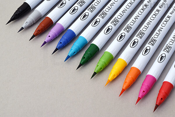 Kuretake Zig Clean Color Real Brush Watercolour Pens 30pcs Set B