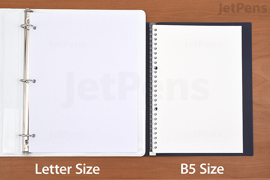 The most common size for Japanese binders is B5.