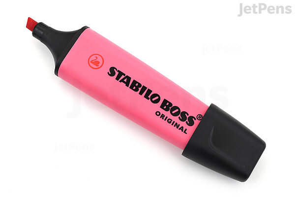 Arriba motor Simplificar Stabilo Boss Original Highlighter - Pastel - Cherry Blossom Pink | JetPens