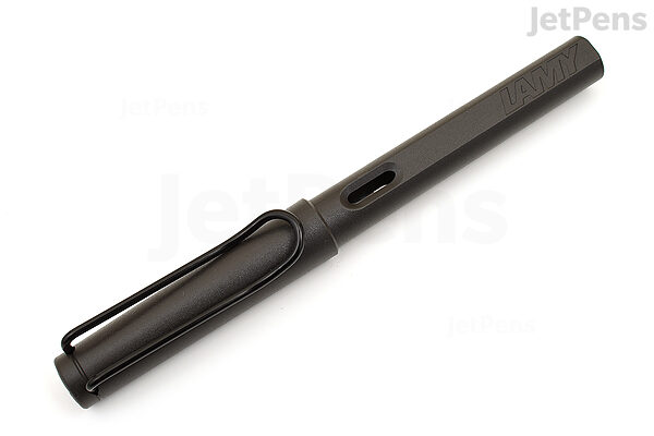 LAMY Safari Fountain Pen - Charcoal Black - Broad Nib