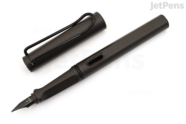LAMY Safari Fountain Pen - Charcoal Black - Fine - LAMY L17F