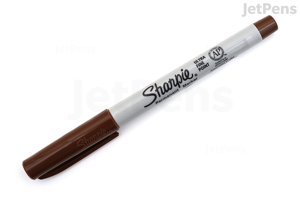 Sharpie Permanent Marker - Ultra Fine Point - Brown