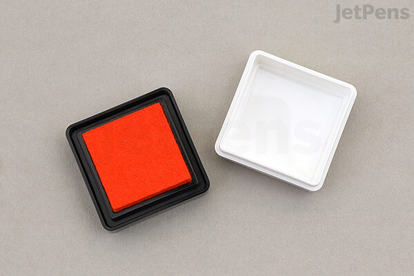 Stamp Pad RED Color Permanent Water Proof Best Quality Refill Ink 28 ml. 