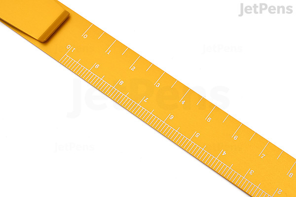 Hightide Clip Ruler - Yellow | JetPens