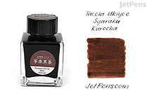 Taccia Ukiyo-e Syaraku Kurocha (Dark Brown) Ink - 40 ml Bottle - TACCIA TFPI-WD42-5