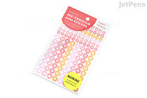 Hightide See-Through Point Stickers - Pink - HIGHTIDE CL059-A