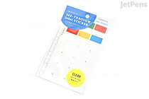 Hightide See-Through Index Tabs - Clear - HIGHTIDE CL062-CL