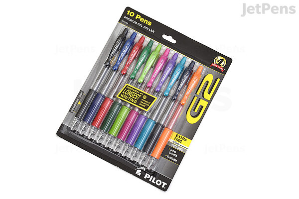 Pilot Juice Retractable Premium Gel Ink Roller Ball Pens, Ultra Fine  Point,-0.38mm- Black Ink,-value Set of 10