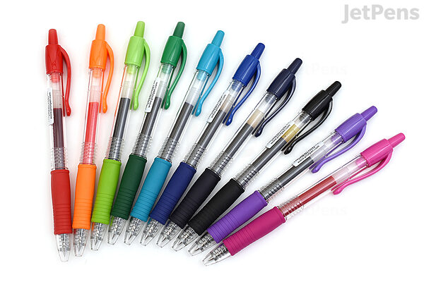 Pilot G2 Mini Gel Pens - Set of 10, Assorted Colors